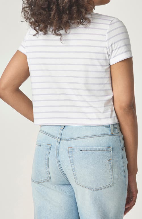 Florence By Mills Stripe Core T-shirt In White