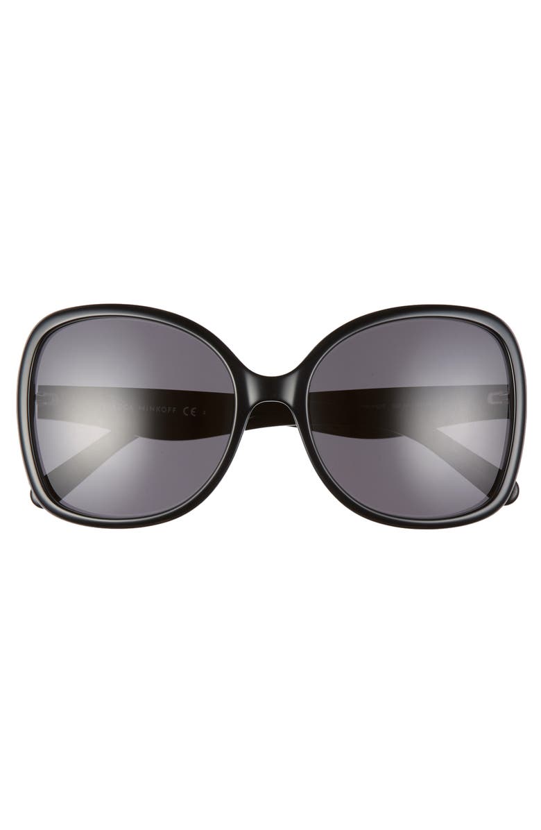 Rebecca Minkoff Lark2 58mm Butterfly Sunglasses, Alternate, color,