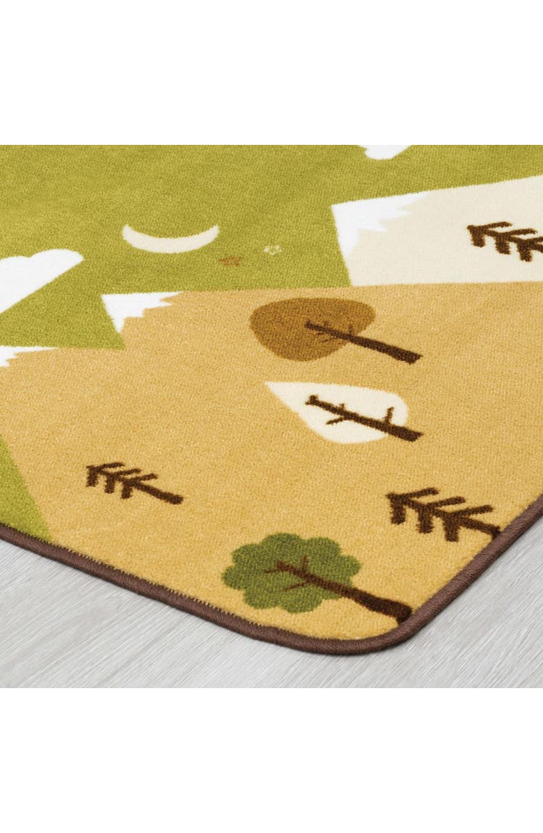 Kaplan Early Learning Company Tranquil Mountains Carpet, Alternate, color, 