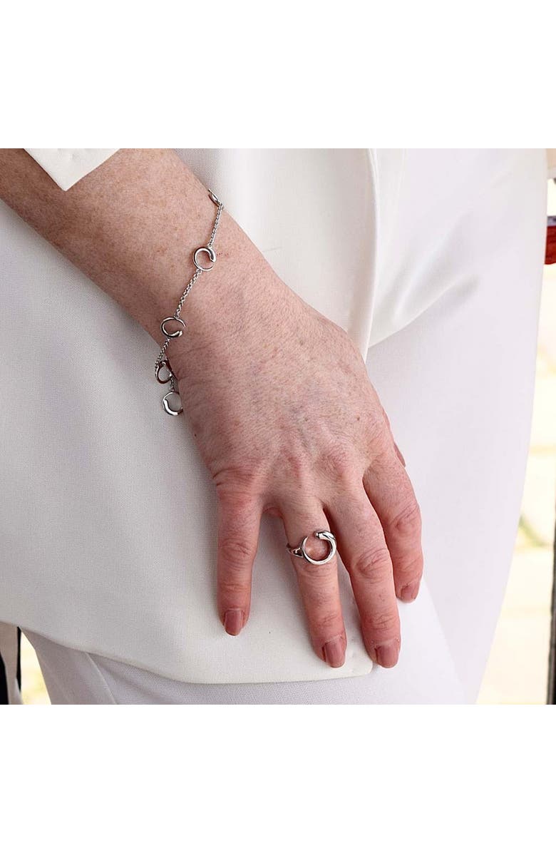 Lucy Quartermaine Luna Station Bracelet, Alternate, color, Sterling Silver