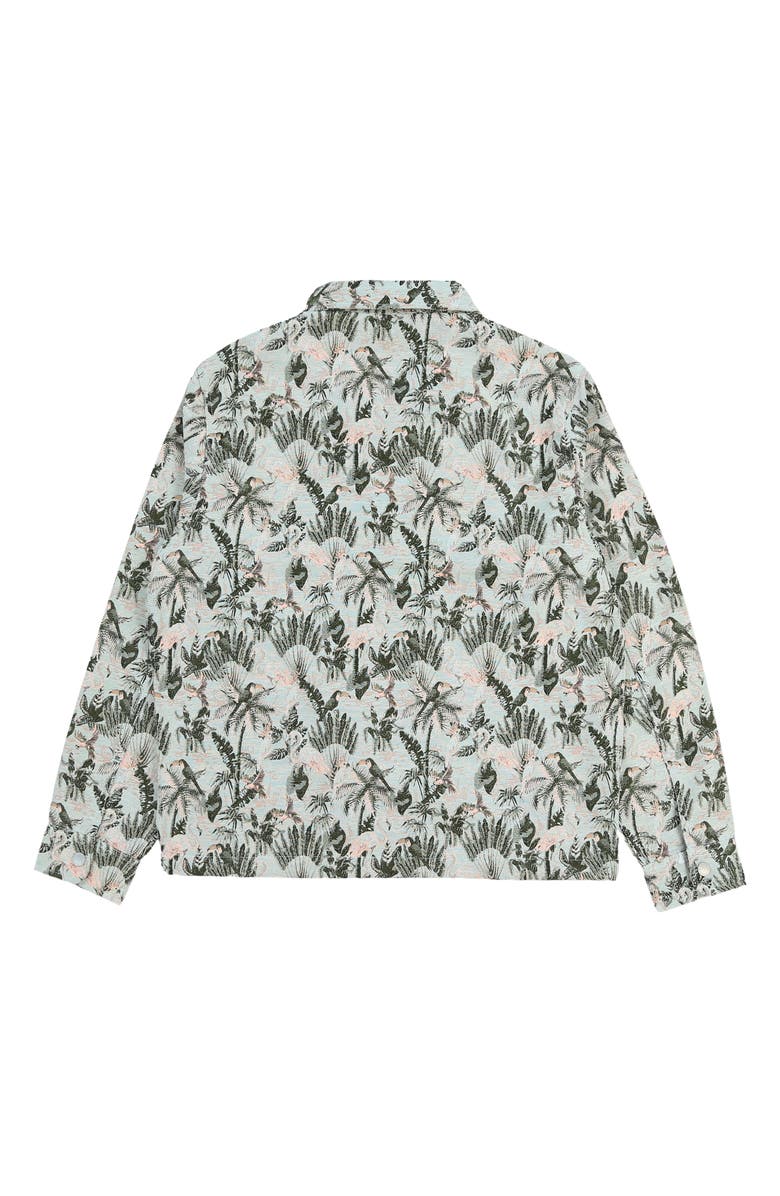 PLEASURES Parrot Jacquard Zip Work Jacket, Alternate, color, 