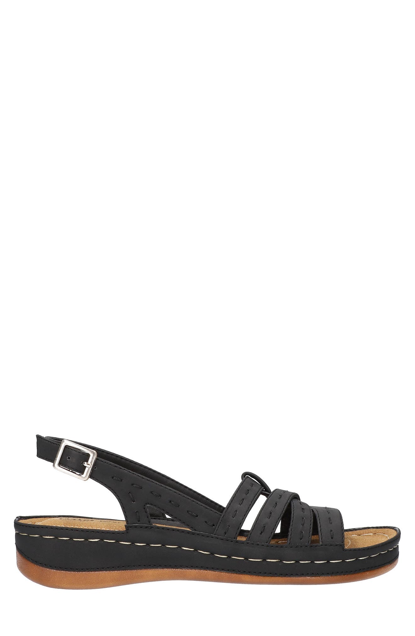 EASY STREET Kehlani Slingback Sandal, Alternate, color, Black