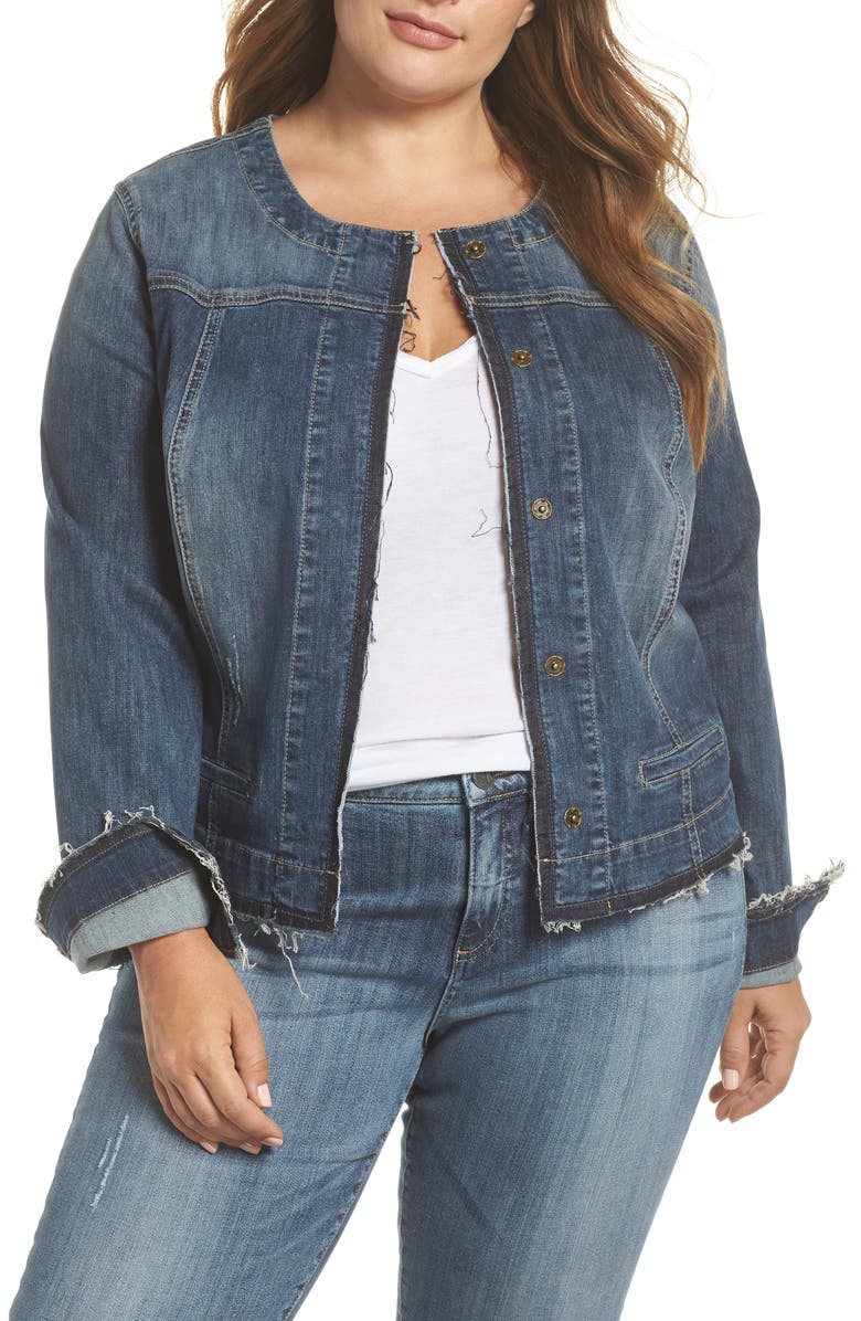 KUT from the Kloth Tina Denim Jacket, Main, color, 