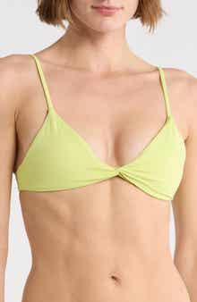 Volcom Simply Seamless Twist Front Bikini Top
