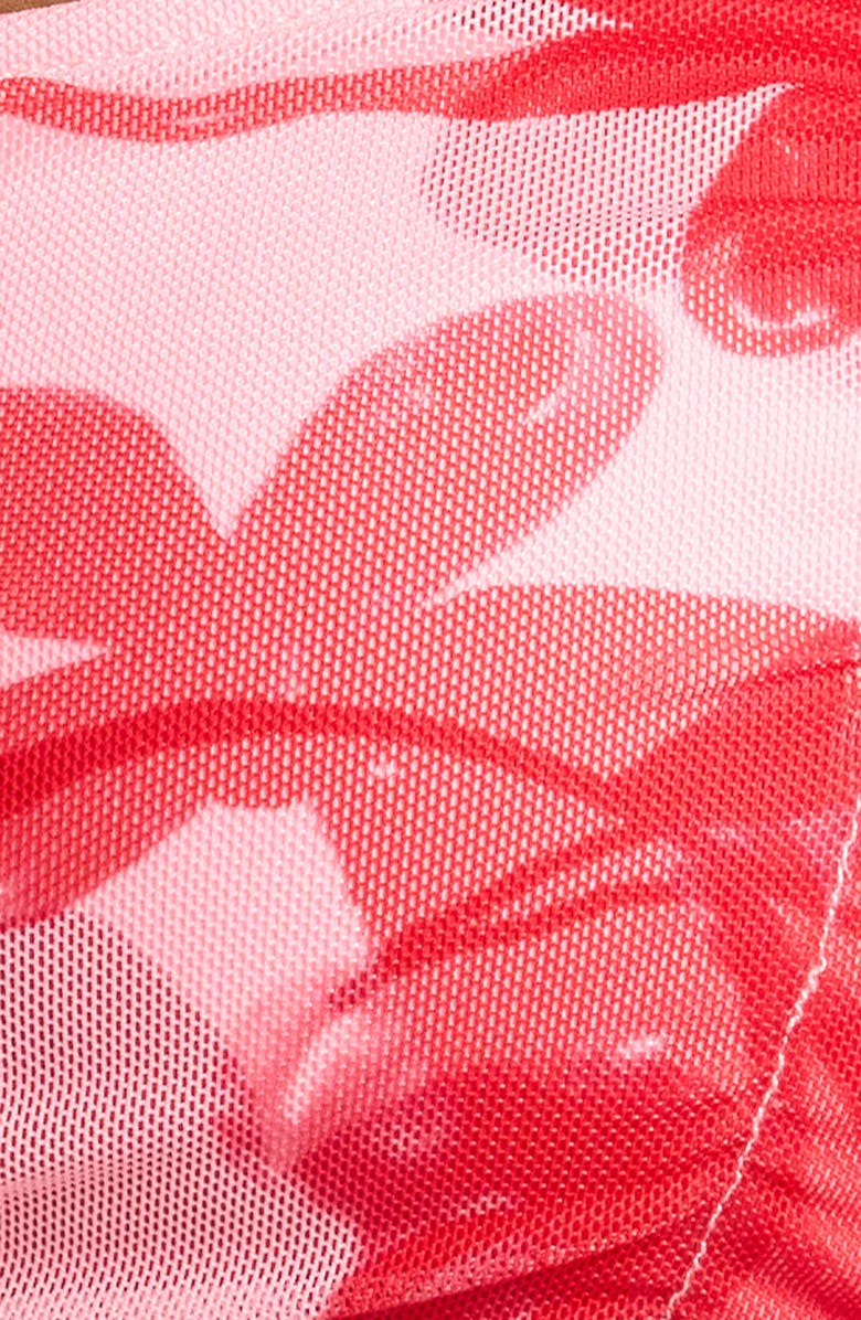 Hutch Tawnie Bikini Top, Alternate, color, Lipstick Optimistic Floral