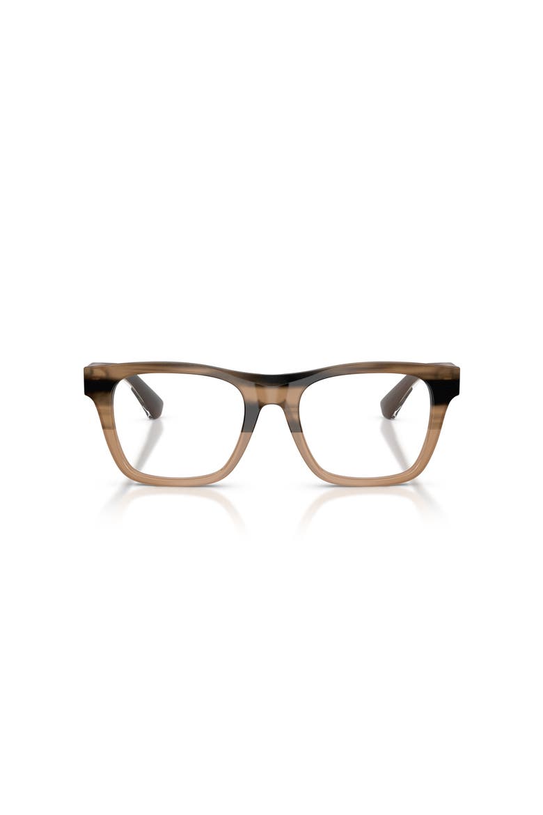 52mm Square optical glasses, Alternate, color, Beige