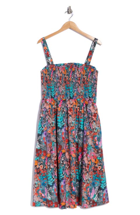 Tristan Colorblock Stripe Cotton Sundress