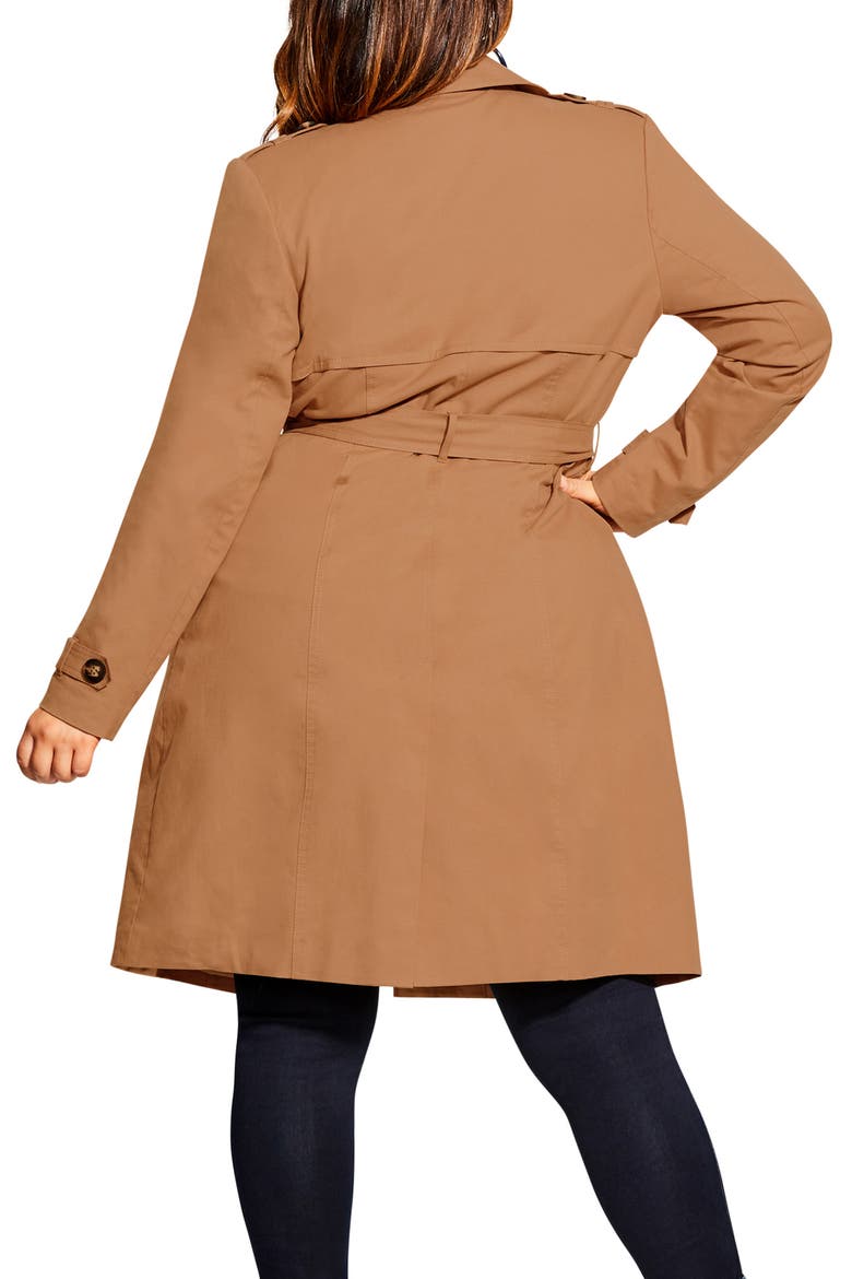 Urban Classic Trench Coat, Alternate, color, BISCUIT