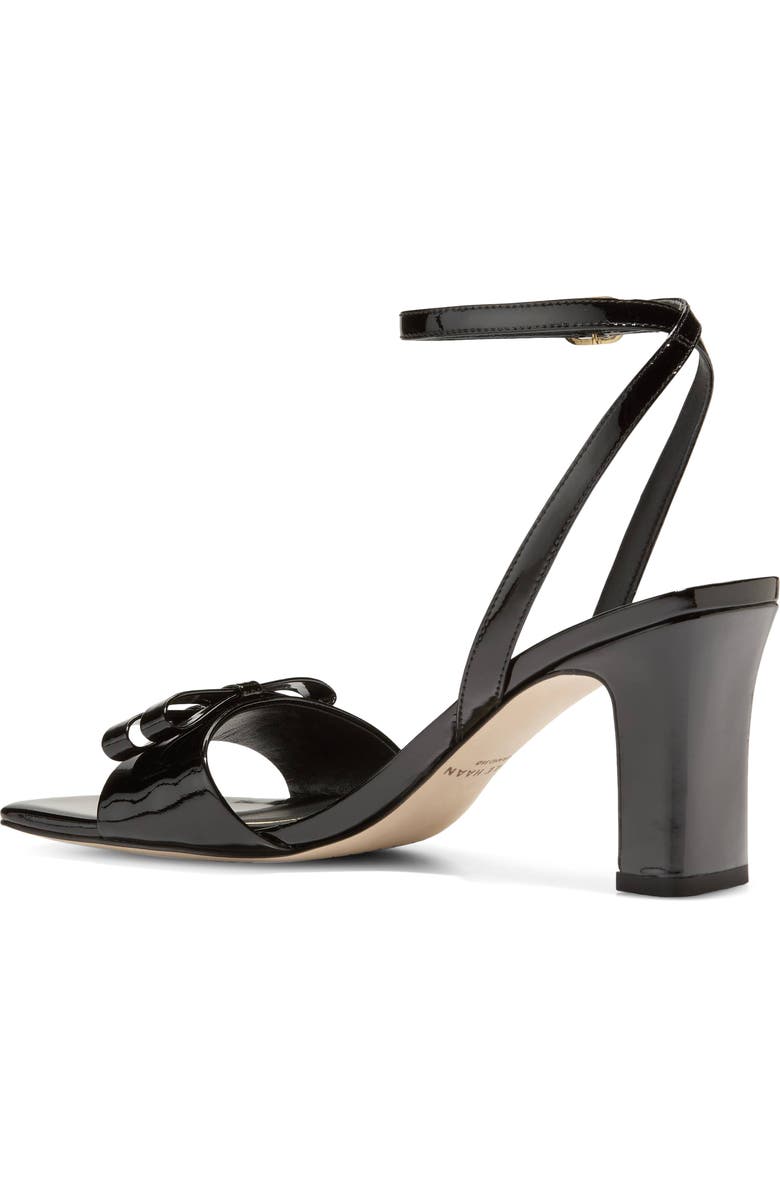 Cole Haan Noella Bow Ankle Strap Sandal, Alternate, color, Black Patent