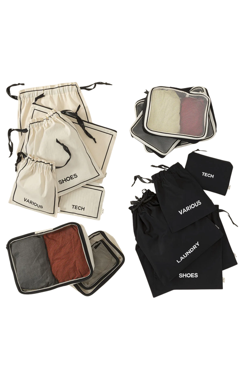 Uncommon Goods Deluxe Packing Travel Set In Beige