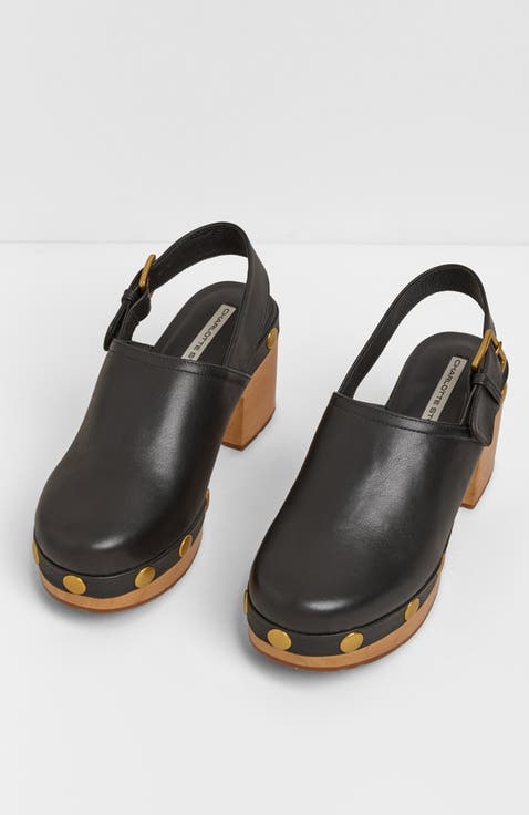 Jori Slingback Platform Studded Clog