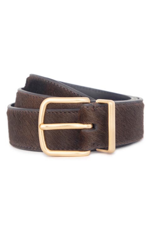 Genuine Calf Hair Belt