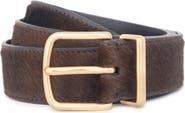 Vince Genuine Calf Hair Belt
