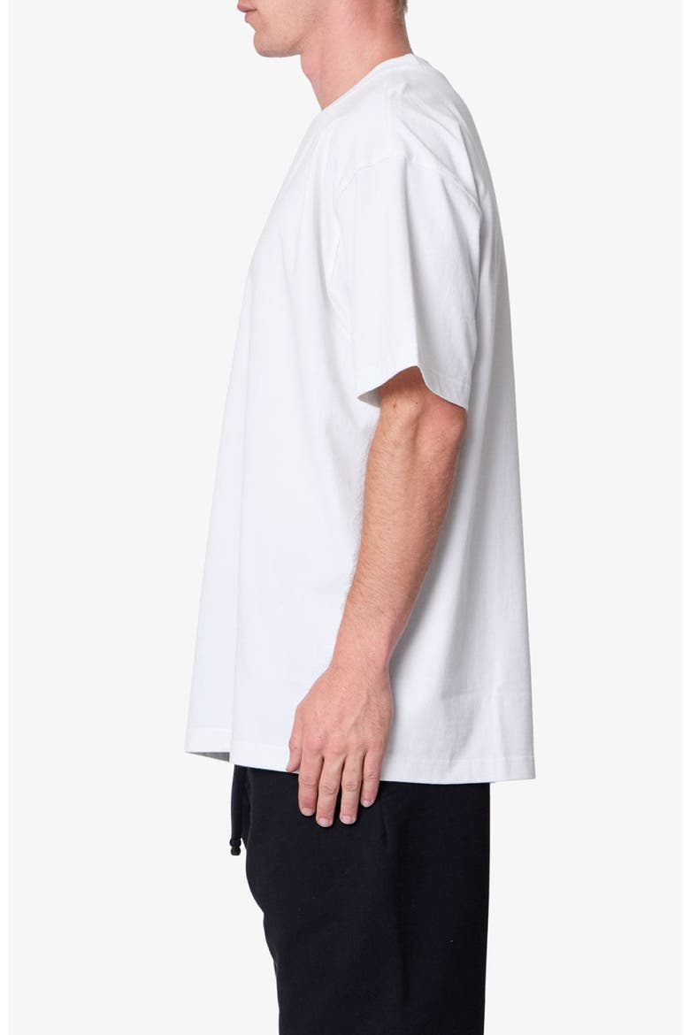 Heavy Basic Boxy Cotton T-Shirt, Alternate, color, WHITE