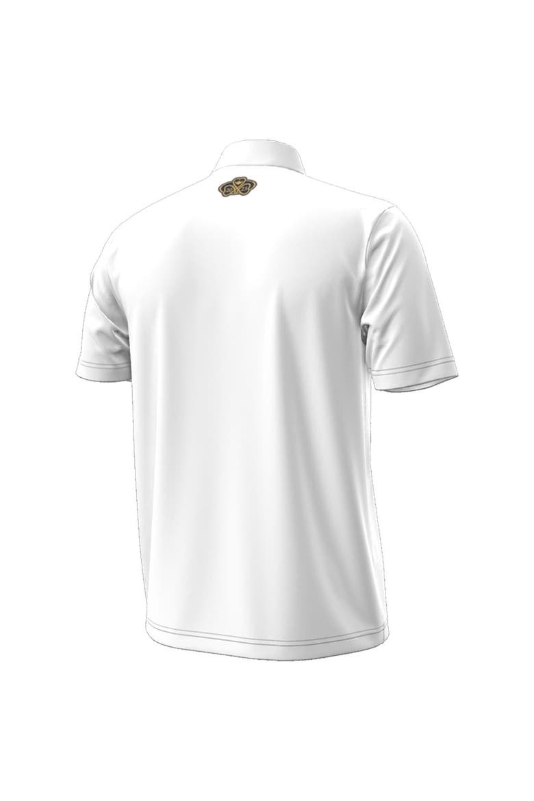Men's Under Armour  White Notre Dame Fighting Irish 2023 Aer Lingus College Football Classic Polo, Alternate, color, White