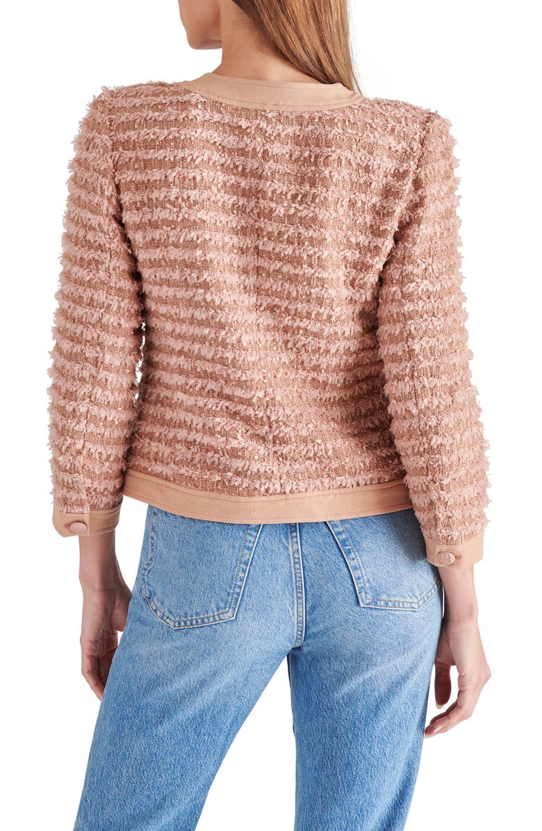 Steve Madden Winterrose Tweed Jacket, Alternate, color, 