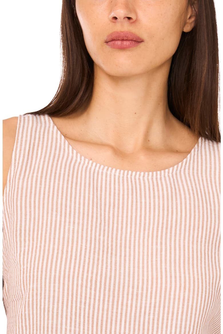 Patterned Tank & Shorts Set, Alternate, color, BEIGE/ WHITE