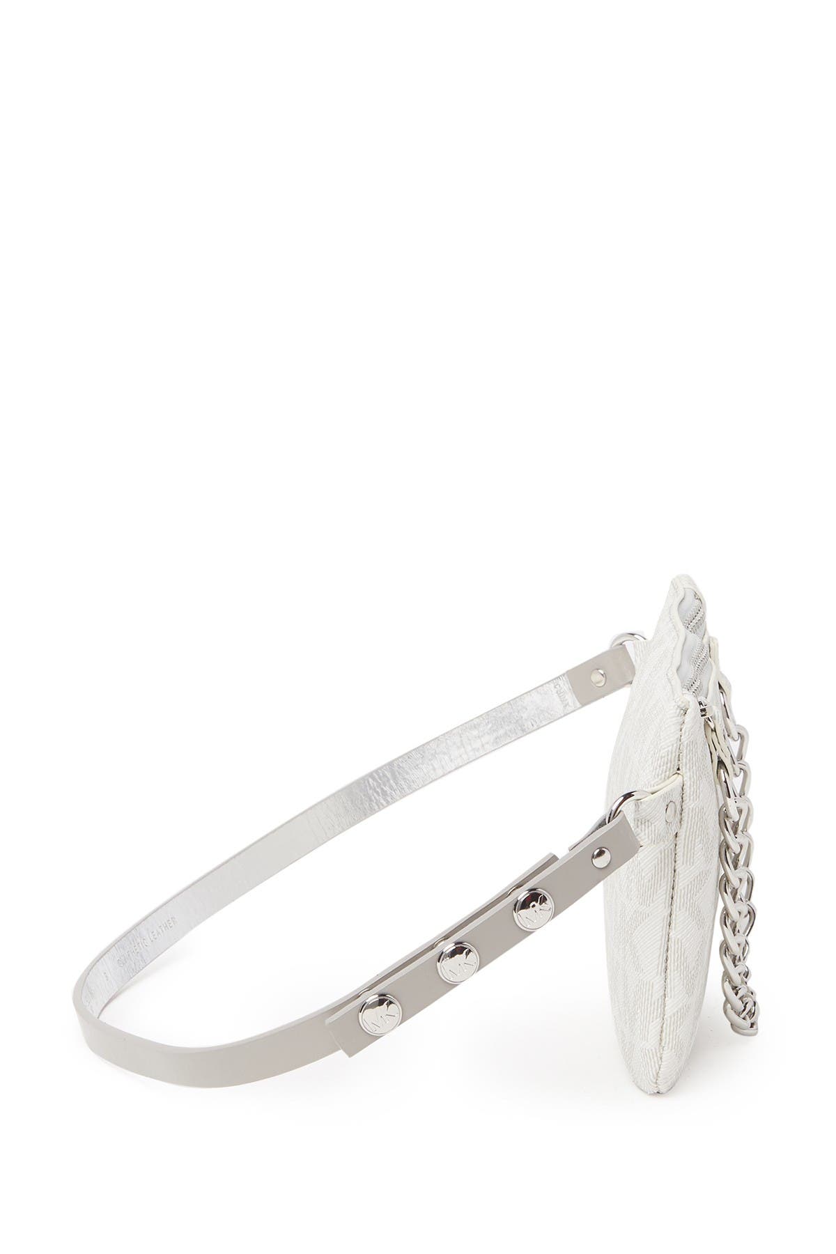 Belt Bag with Pull Chain, Alternate, color, GREY