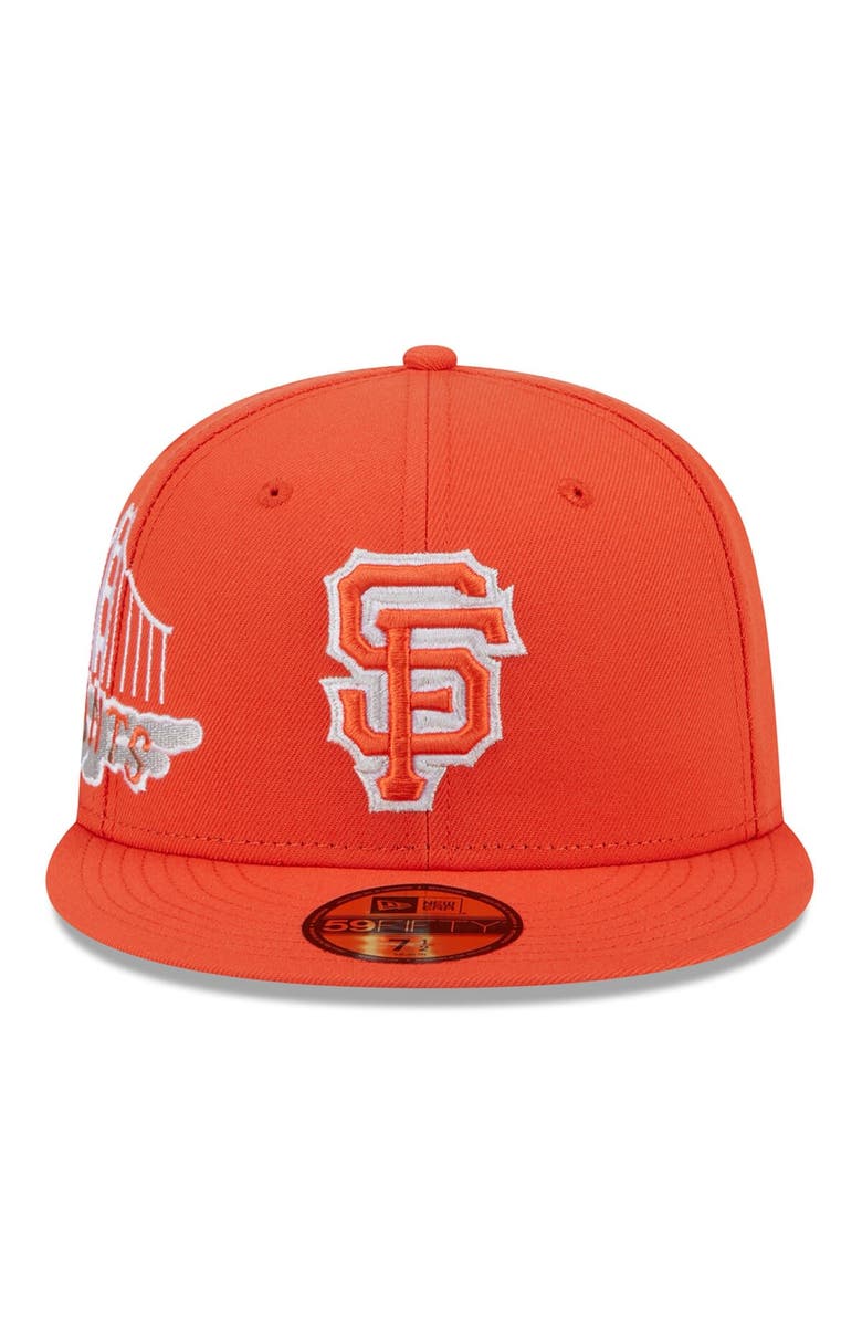 New Era Men's New Era Orange San Francisco Giants City Connect Icon 59FIFTY Fitted Hat, Alternate, color, 