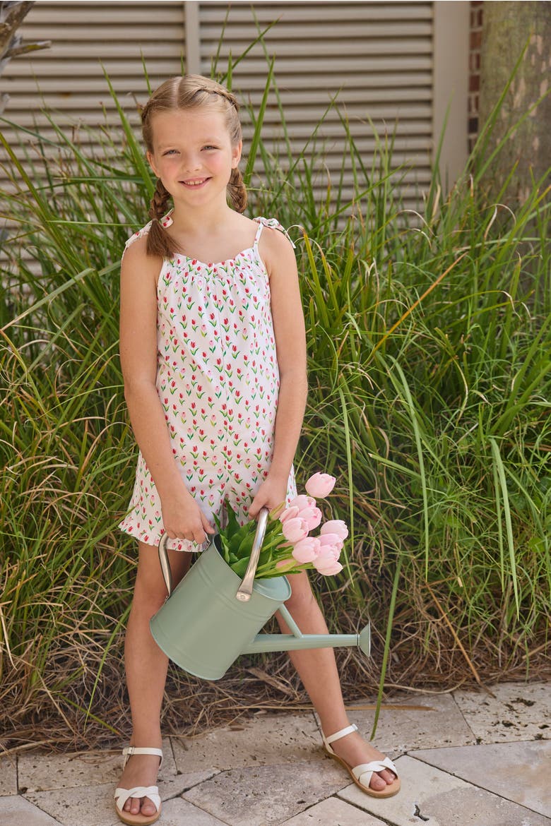 Kids' Mimi Romper, Alternate, color, Tulip Valley