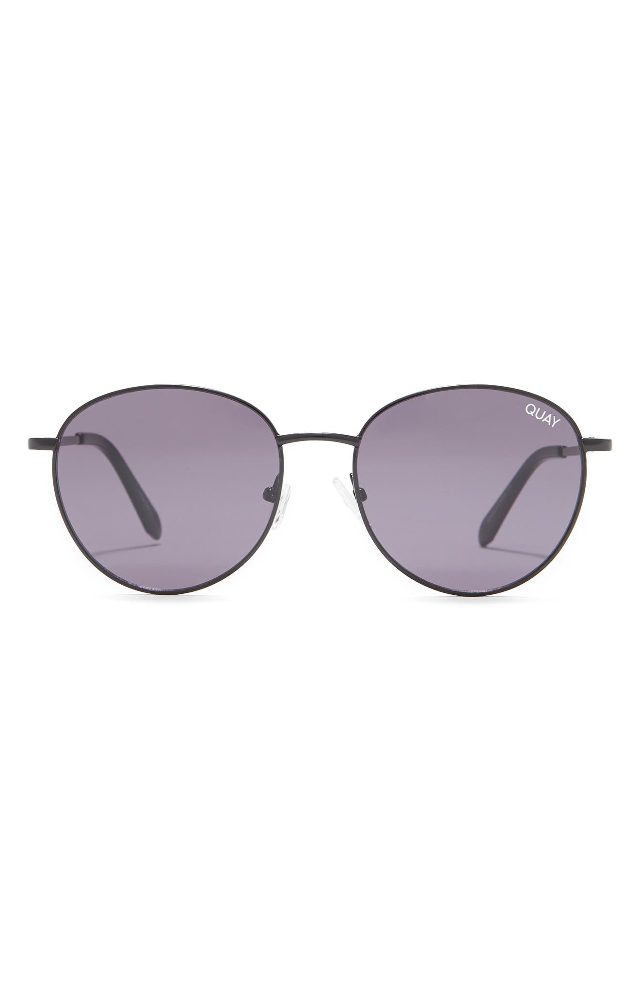 QUAY Australia 50mm Loop Me In Round Sunglasses