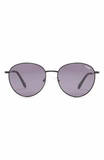 QUAY Australia 50mm Loop Me In Round Sunglasses