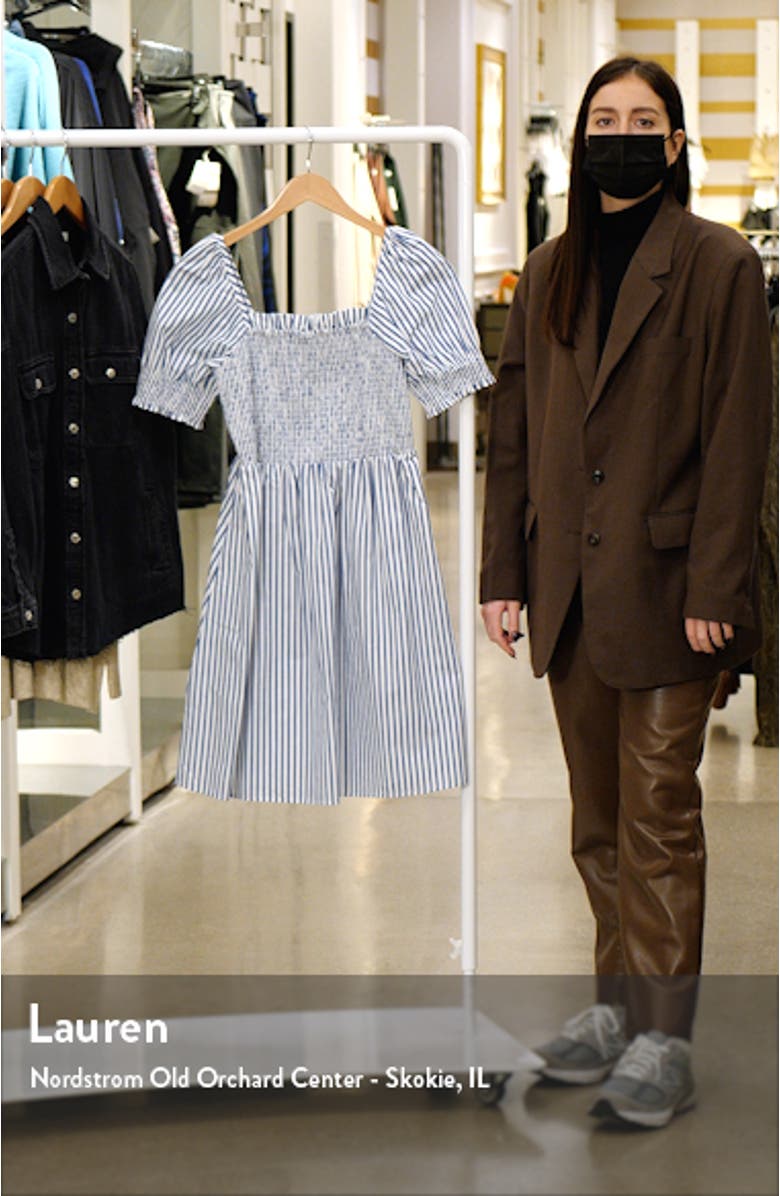 Smocked Stripe Dress, sales video thumbnail