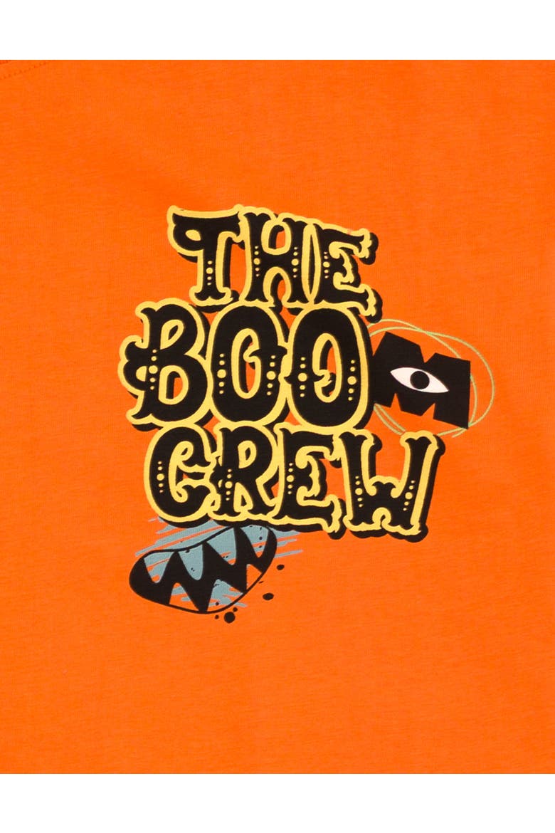 Pixar Short Sleeve T-Shirt, Alternate, color, Monsters Boo Orange