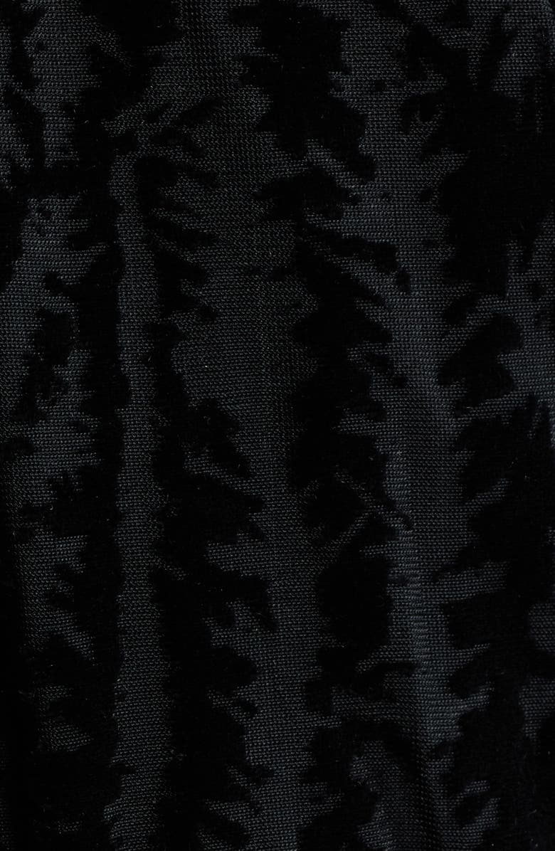 BOSS Orange Efilo Long Sleeve Burnout Dress, Alternate, color, Black