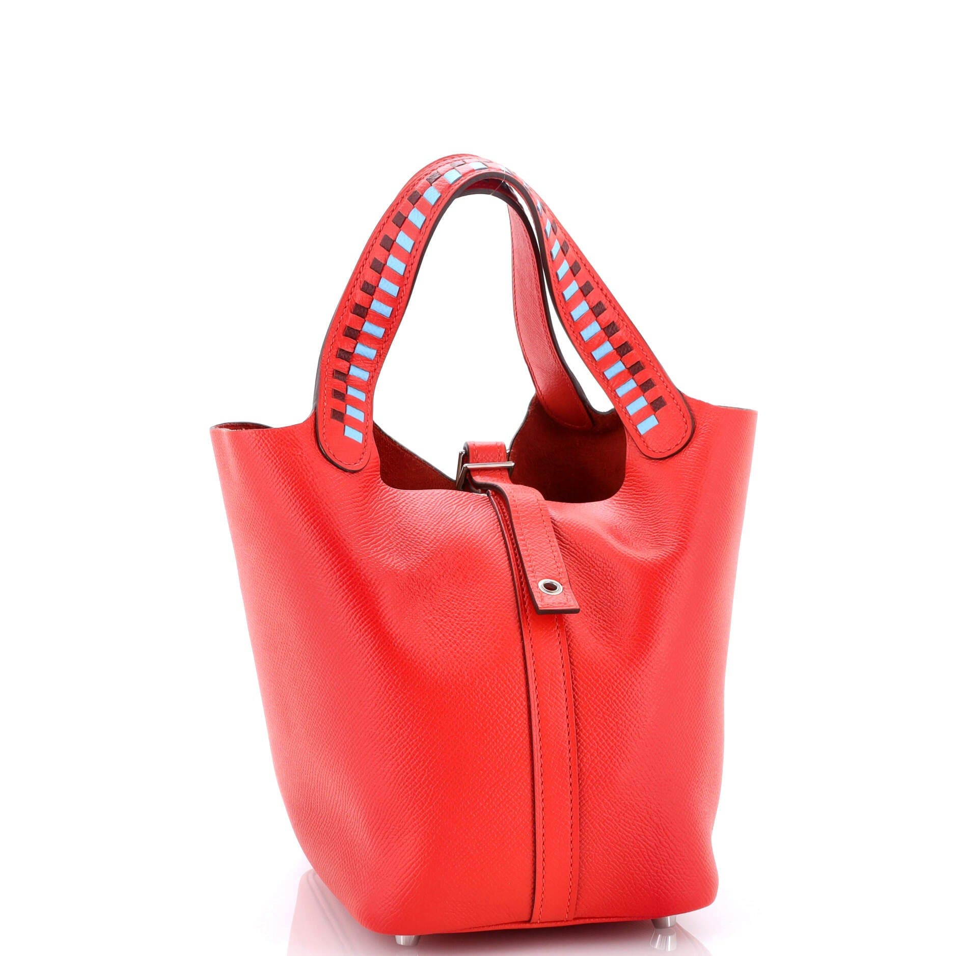 Pre-Owned Hermes Picotin Lock Bag Tressage Epsom PM, Alternate, color, 