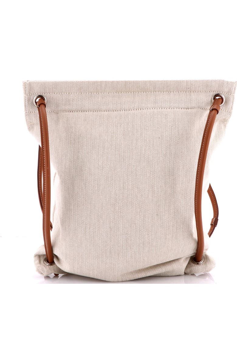 Pre-Owned Hermes Maline Bag Toile, Alternate, color, Ecru