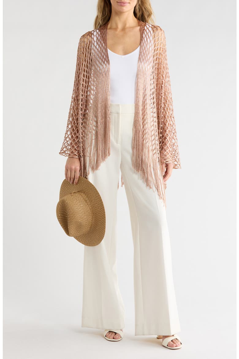 Mesh Topper & Hat Set, Main, color, COPPER