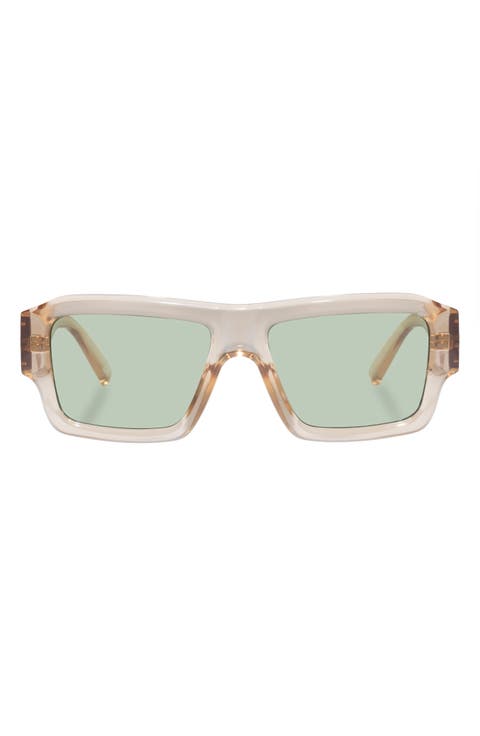 Polygraph 55mm Rectangular Sunglasses