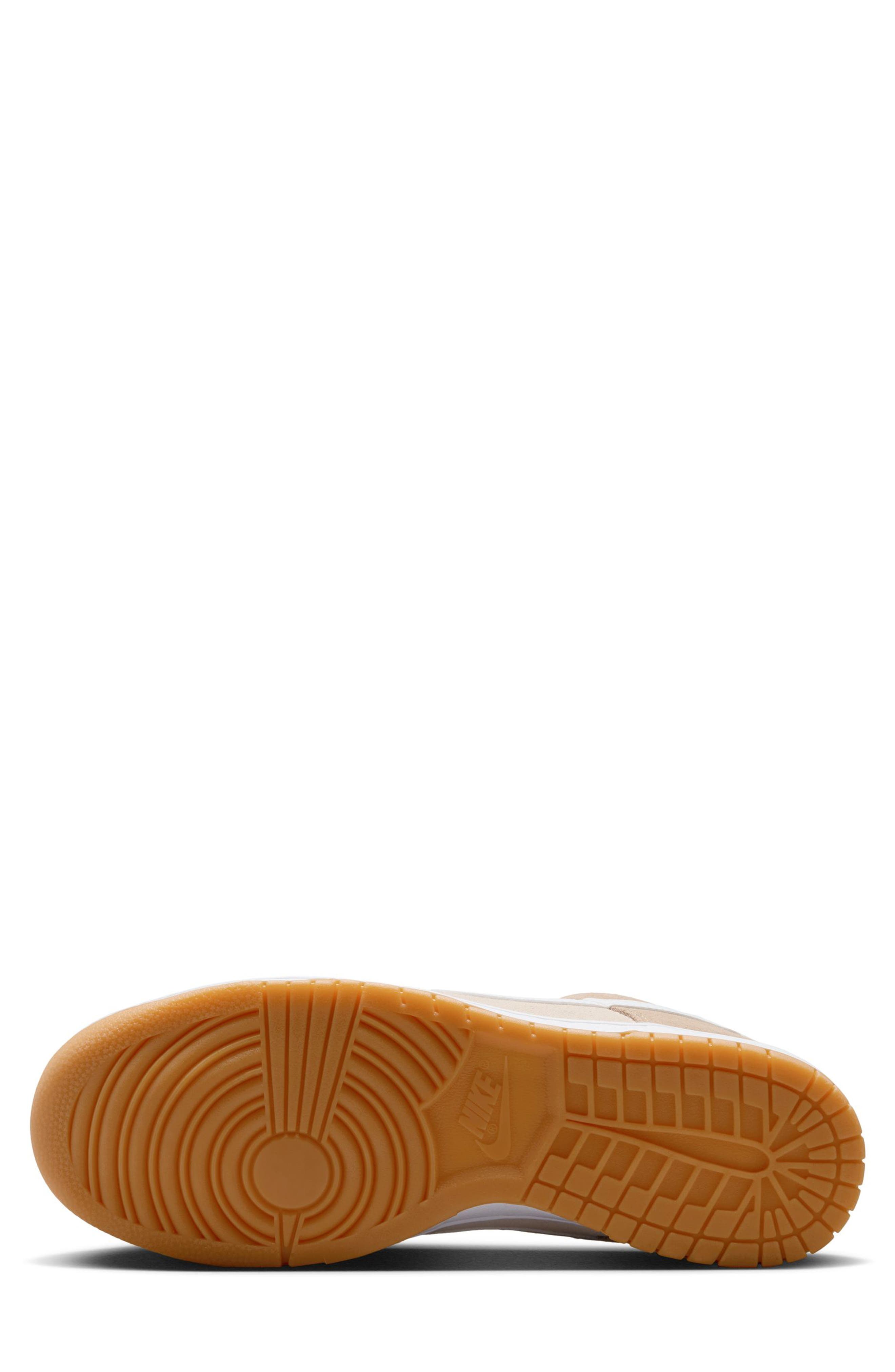 Nike Dunk Low Retro Basketball Sneaker, Alternate, color, Ivory/ White/ Orewood Burn