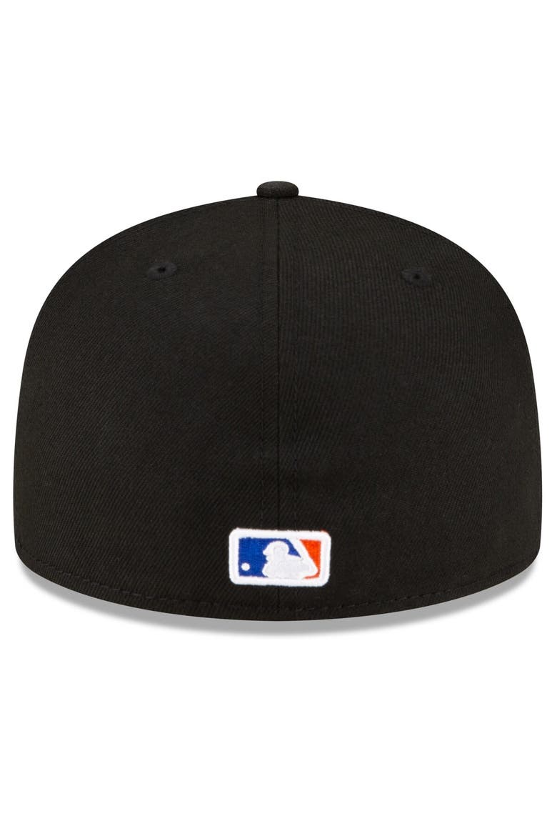 Youth New Era  Black New York Mets Authentic Collection Alternate On-Field 59FIFTY Fitted Hat, Alternate, color, Black