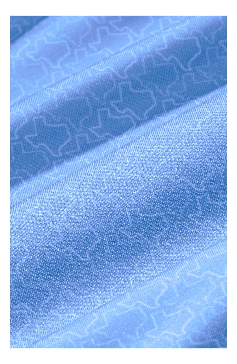 Mizzen+Main Versa Trim Fit Performance Golf Polo, Alternate, color, Skyline Blue Texas Forever