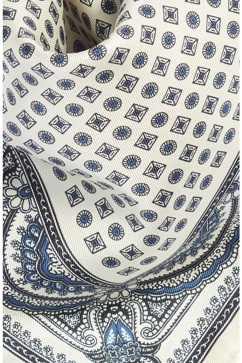 Sava Silk Blend Scarf, Alternate, color, ECRU MULTI