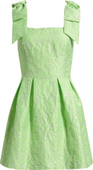 Lilly Pulitzer® Cerese Bow Shoulder Pleated Skirt Dress