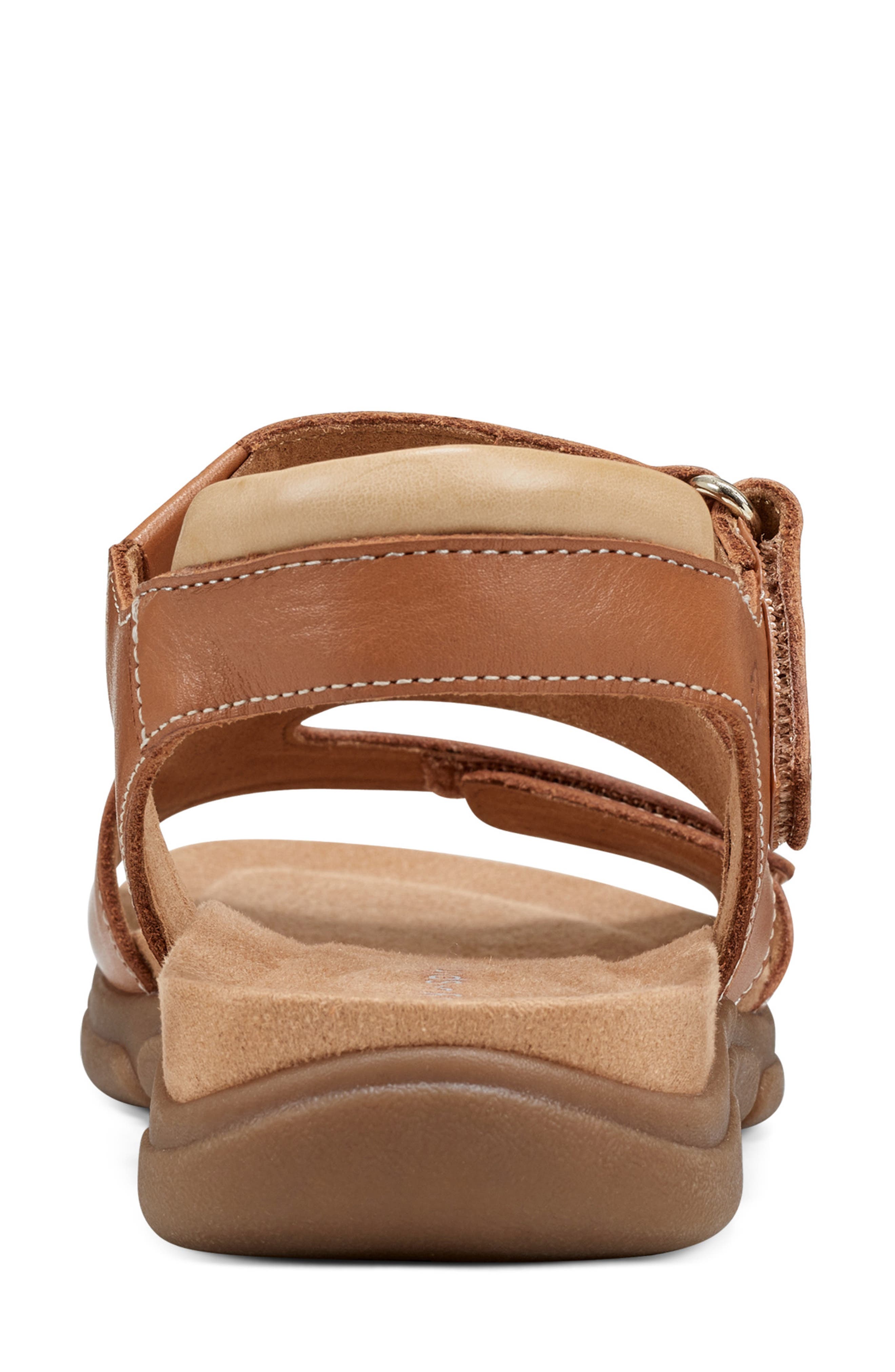 Easy Spirit Mavey Ankle Strap Sandal, Alternate, color, Medium Brown