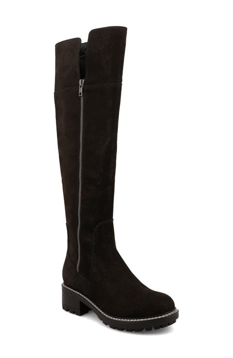 Pike Over the Knee Boot (Women) (Wide Calf)