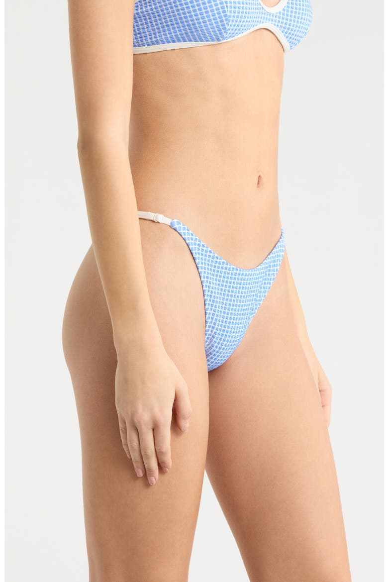 Poolside Hi Leg Skimpy Bikini Bottoms, Alternate, color, BLUE