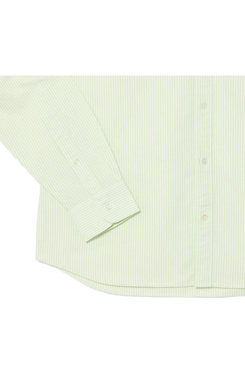 Lacoste Essentials Stripe Cotton Button-Up Oxford Shirt, Alternate, color,
