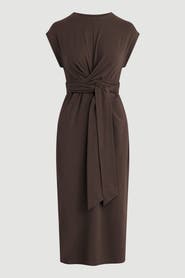 Modern Citizen Fei Tie-Front Organic Cotton Dress
