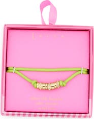 Leith Set of 2 Rondelle Adjustable Bracelets