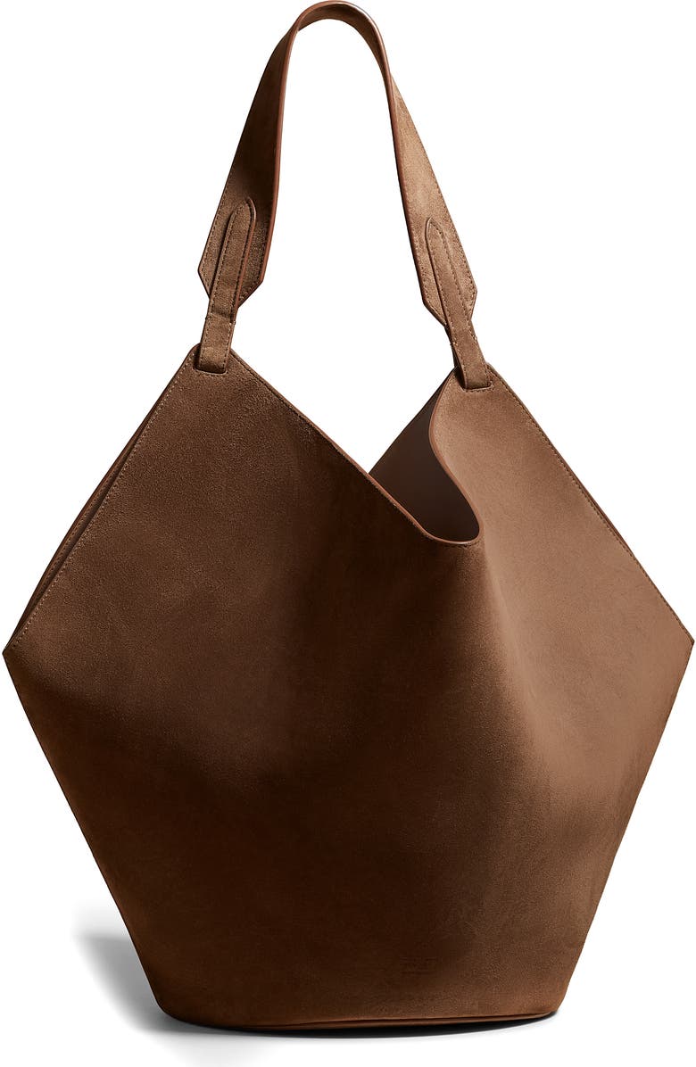 Khaite Medium Lotus Leather Tote, Main, color,