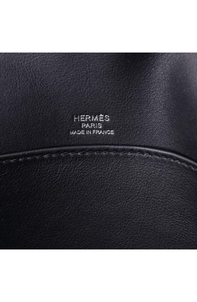 Pre-Owned Hermes Geta Bag Chevre Mysore, Alternate, color, Noir