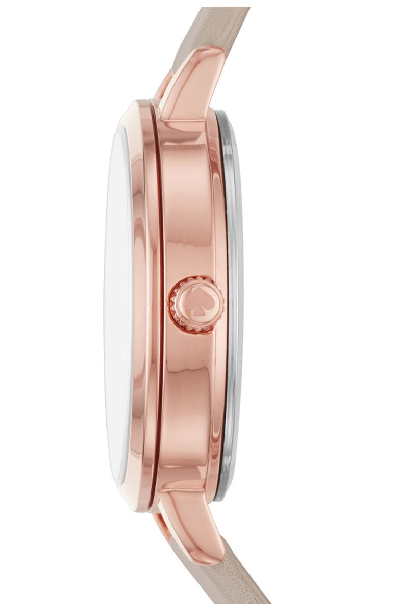 Kate Spade New York women's metro leather strap watch, 30mm, Alternate, color, 