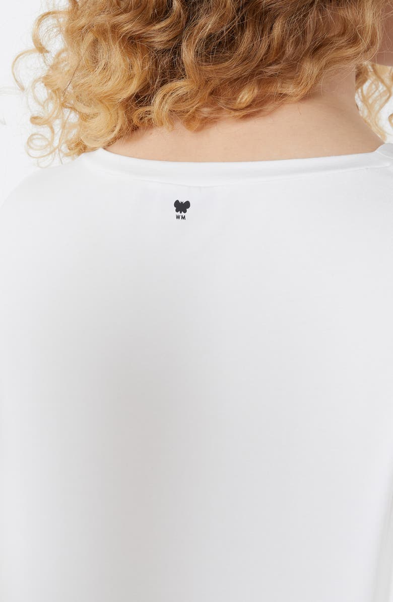 Weekend Max Mara Pampas Bandana Print Stretch Cotton & Silk Top, Alternate, color, Multicolour