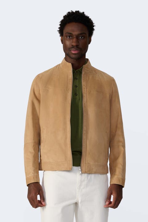 Monty Suede Bomber Jacket