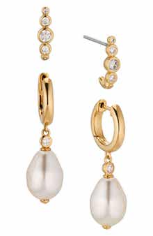 Siren Set of 2 Hoop Earrings
